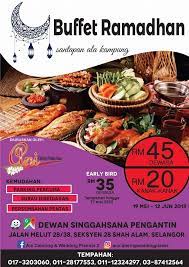 15 Senarai Buffet Ramadan 2018 Di Sekitar Shah Alam Boleh Cuba