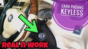 Cara start kereta auto keyless. Cara Pasang Keyless Entry Start Stop Youtube