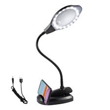 360 lighting modern desk table lamp led architect style white metal clamp on adjustable magnifying for office artwork craft sewing. Insten Magnifying Glass Led Desk Lamp 2 In 1 Clamp Table Base Adapter Included Target