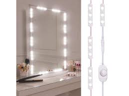 After a long day, taking a shower is a good way to combat fatigue. Led Vanity Mirror Light Werleo Dimmable 60 Leds Makeup Mirror Light Kits 10ft 1200lm Waterproof Diy Led Light Strip Daylight White 6000k With Dimmer For Vanity Table Bathroom Dressing Room Newegg Com