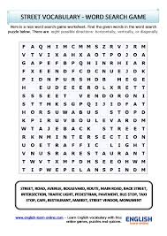 Oct 17, 2017 · halloween word search. Street Vocabulary Word Search Puzzle In English