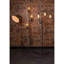Other great spots for a floor lamp include your bedroom or your office. Urban Tripod Floor Lamp Black Industrial Chic Style Furniture Oli Grace
