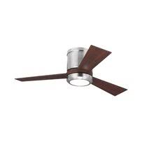White color changing integrated led brushed nickel ceiling fan with light kit and remote control. Flush Mount Hugger Low Profile Ceiling Fans You Ll Love In 2021 Wayfair