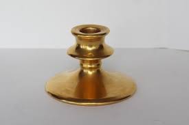 Low price guarantee & free shipping deals! Antique Rs Germany China Candlestick Brushed Gold Encrusted Single Candle Holder