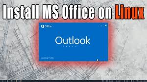 Installing Microsoft Office On Linux Youtube