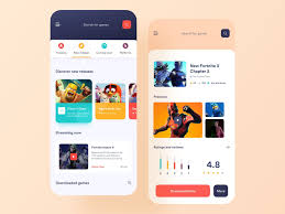 Game Store App Concept App Store Design Game Store Mobile App Design
