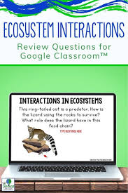 Organisms And Environment Interactions Review Questions Distance Learning Upper Elementary Science Elementary Science Teaching