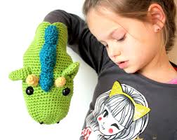 Dragon Puppet Haak Pdf-patroon INSTANT DOWNLOAD