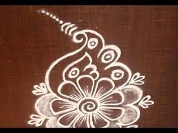 Very Creative Simple Kolam Rangoli Design Without Using Dots Maitrin 2018 Youtube Di 2020