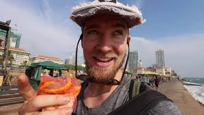 American guy in India (gets haircut, eats street food)