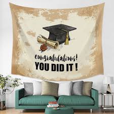 Four years after the graduation it isn t an aid. Sarjana Topi Wisuda Anda Melakukannya Dinding Permadani Penutup Handuk Pantai Dekorasi Rumah Hiasan Dinding Untuk Kamar Tidur Ruang Tamu Permadani Aliexpress
