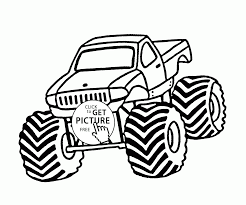 Monster Truck Bounty Hunter Coloring Page For Kids Transportation Coloring Pages Printables Free Monster Truck Coloring Pages Monster Trucks Coloring Pages