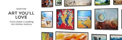 Modern paintings in indian art history the modern indian art movement in paintings of india is believed to have begun in calcutta in the late nineteenth century. Painting Online India S Best Online Art Gallery Indianartzone Com