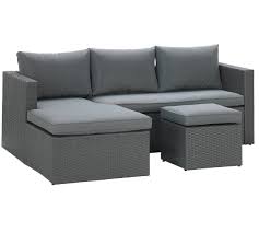Buy Argos Home Rattan Effect Reversible Mini Corner Sofa Garden Chairs And Sun Loungers Argos Grey Corner Sofa Rattan Corner Sofa Corner Sofa Garden