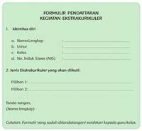 Formulir pendaftaran ekskul smk negeri 55 jakarta. Tugas Formulir Education Quizizz