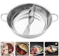 MYCENSE Shabu Shabu Pot Stainless Steel Double Flavor Hotpot Kitchen
