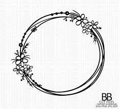 Download Floral Circle Border Svg Free Novocom Top