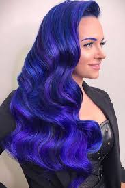 Black And Light Blue Hair Color 41 Ethereal Looks With Blue Hair Lovehairstyles Com Hair Styles Cool Hair Color Blue Hair