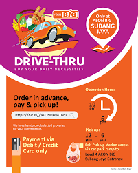 Sushi king (aeon big subang). My Aeon Big Drive Thru Service Only At Aeon Big Subang Facebook