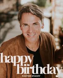 Happy Birthday Pastor Stacey! We are so grateful for your leadership and  dedication. May your day be filled with joy, and may the year ahead be full  of blessings 🎉