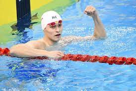 In 2012, sun became the first chinese man to win an olympic gold medal in swimming. S6bpdqi Tdc4um