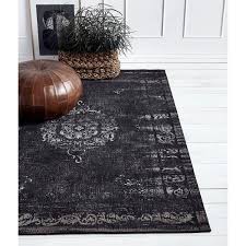 Neuer teppich 275cm x 176cm. Teppich Schwarz Vintage Mit Schickem Vintage Muster