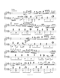 Staccato Swing Sheet Music For Piano Solo Musescore Com