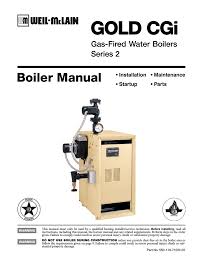 Weil Mclain Cga 5 Operating Instructions Manualzz Com