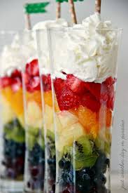 Rainbow Fruit Salad Parfaits Recette Recettes De Cuisine Aperitif Raffine Salade De Fruits