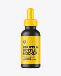 Universal beard oil bottle mockup. Matte Dropper Bottle Mockup In Bottle Mockups On Yellow Images Object Mockups