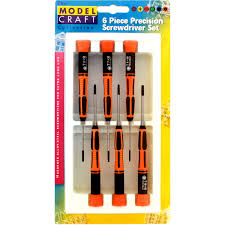 Hanging hole at the top of the handle lets you use standard hooks for organization and storage. Modelcraft 6 Torx Screwdriver Set