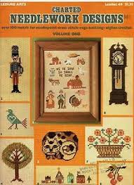 Details About Charted Needlework Designs Leisure Arts 49 Needlepoint Cross Stitch Rugs 1975
