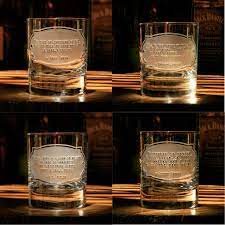 An irishman is lined with copper, and the beer corrodes it. Whiskey Glasses With Quotes Set Of 4 Whiskey Quote Glasses