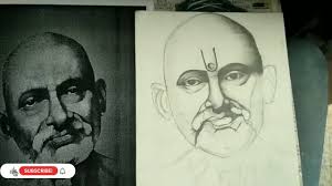 Shree gajanan maharaj allowed crows to eat to their hearts' content, then asked them to go away. Realistic Gajanan Maharaj Portrait Artist Artpencile Art Drawing Youtuber Youtube