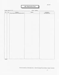 Abc Observation Form Teaching Life Teaching Abc
