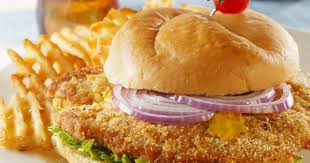 I just cut the thin chop into three strips and did the same breading technique and air frying. Midwestern Pork Tenderloin Sandwiches Recipe Goldmine