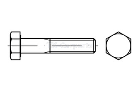 Sechskantschrauben mit schaft din 931 verzinkt 8.8 m7x50 teilgewinde. Tk Carparts Sechskantschraube M Schaft Din 931 8x85 8 8