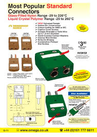 Standard Size Round Pin Thermocouple Connectors Ostw