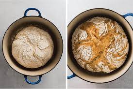 At this point in time, i then use a knife and cut some slices into the bread dough. How To Make Crusty Bread Without A Dutch Oven Life As A Strawberry