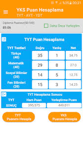 Maybe you would like to learn more about one of these? Download Yks Puan Hesaplama 2021 Ykstyt Ayt Ydt Free For Android Yks Puan Hesaplama 2021 Ykstyt Ayt Ydt Apk Download Steprimo Com