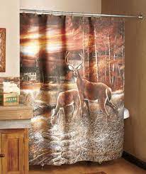 Wopop creative decor owl with deer antler for polyes. Tranquil Deer Bath Collection Deer Decor Lodge Style Decorating Bathroom Themes