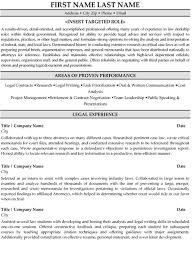top legal resume templates & samples
