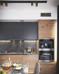 Hodedah Import Kitchen Island With Spice Rack With Towel Rack Chocolate Grey The Furniture Blogger Modern Kitchen Cabinet Design Kitchen Remodel Plans Modern Kitchen