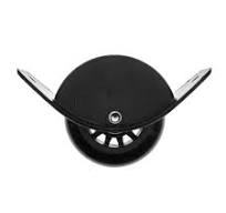 3" Black, Inline Skate Wheel w/ Housing, Plastic