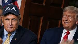 Rudy giuliani has been banned from youtube for a second time after breaching the website's policy on 'presidential election integrity' by claiming the michelle wie issued a statement condemning rudy giuliani after he joked about looking up her skirt when he and rush limbaugh golfed with her at a. Rudy Giuliani S Home And Office Searched By Federal Investigators Us News Sky News