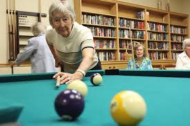 Senior pool sharks jump into the deep end