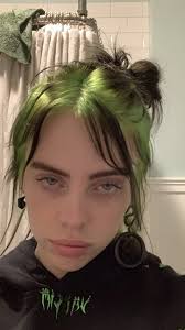 She Is The Bad Guy In 2020 Billie Billie Eilish Green Hair