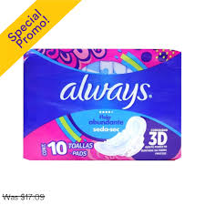 Always, Maxi Pads, Heavy Flow 3X With Wings