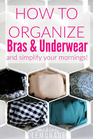 Instead, you can easily get some light storage solutions by installing crown molding above or beside your bed. How To Organize Your Underwear Drawer Konmari Method Making Lemonade