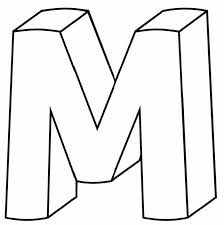 Move the letters around to. Printable 3d Bubble Letter M Freebie Finding Mom